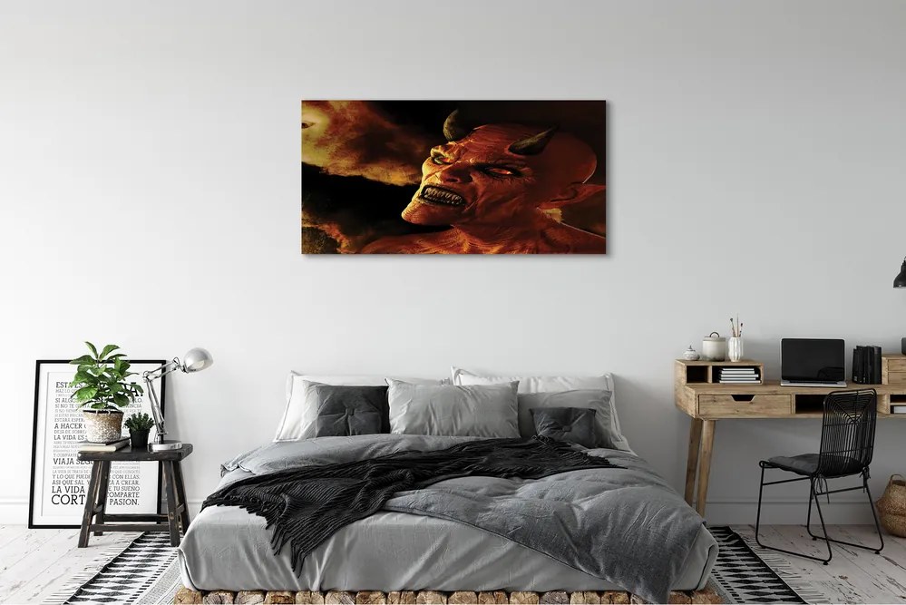 Canvas képek Ördög 100x50 cm