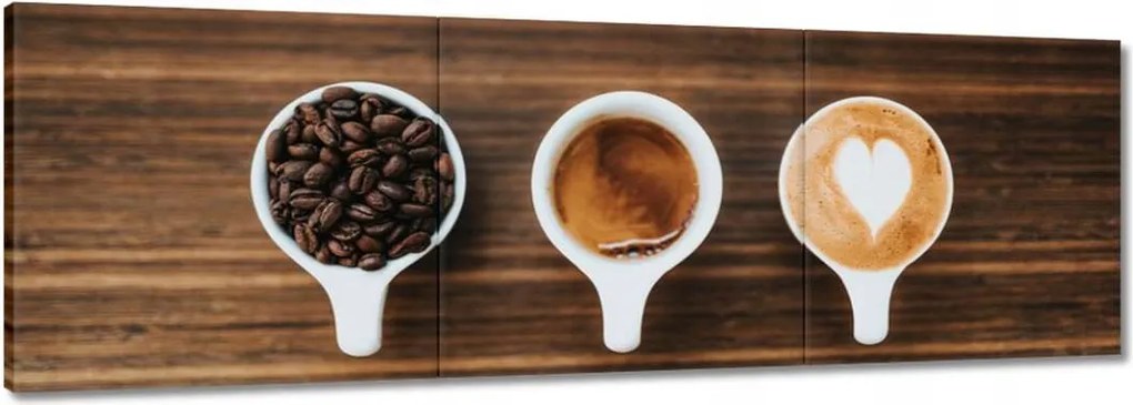 Vászonkép 150x50 Kávé a csészék szakértőjének