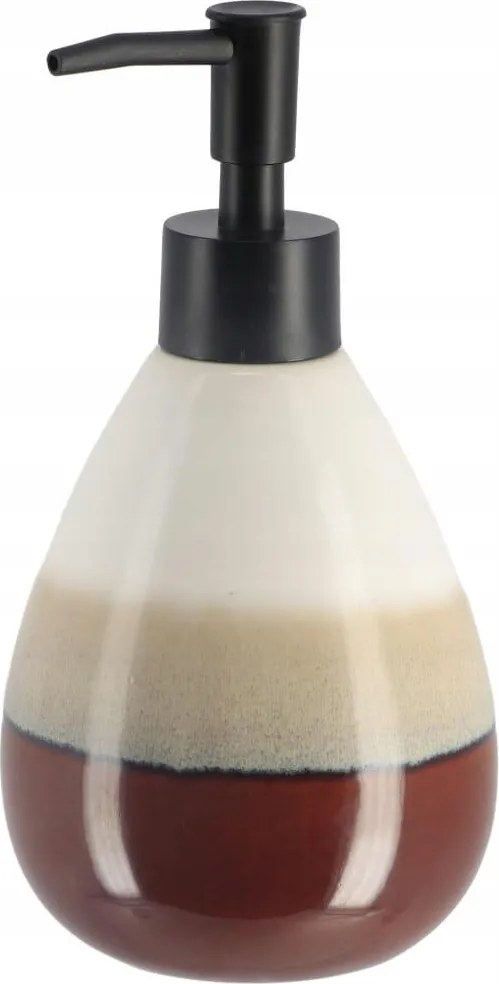 Dekoratív fürdőszobai tartály folyékony szappanhoz fürdőszobai gél 370 ml