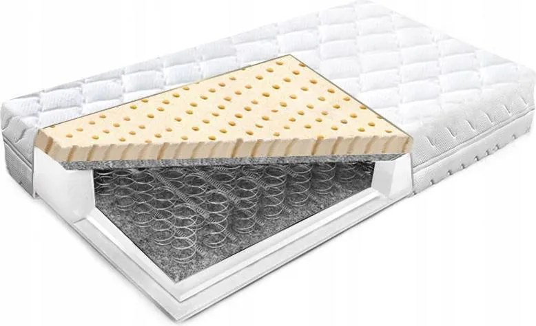 100x200 rugós matrac hr latex 6cm rugós H2 23 cm