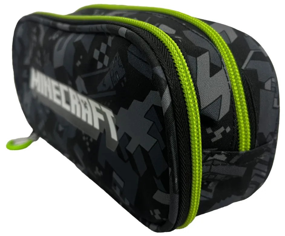 Minecraft Camo Terra 2 rekeszes tolltartó 23,5 cm