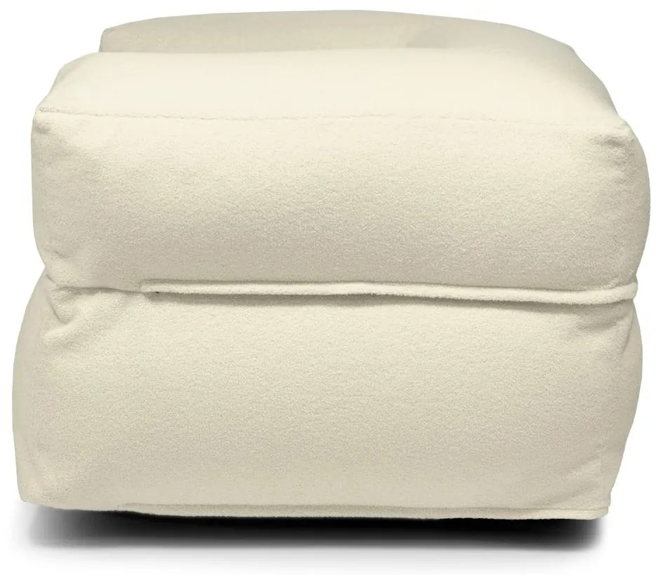 Világosszürke buklé babzsákfotel MooG – SLOWDOWN