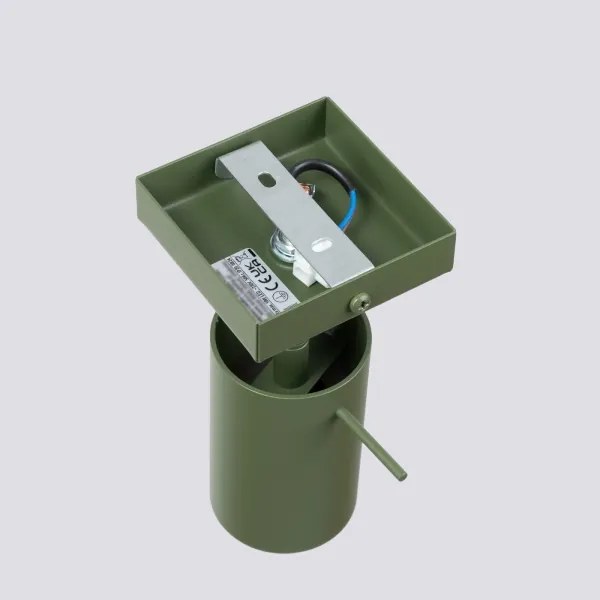 Sollux SL.1500 - Fali spotlámpa RING 1xGU10/10W/230V zöld