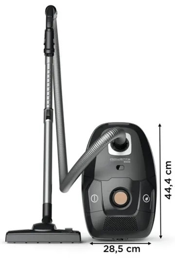 Rowenta - Porzsákos porszívó ZÖLD FORCE EFFITECH ECO TOTAL CLEAN 400W/230V fekete