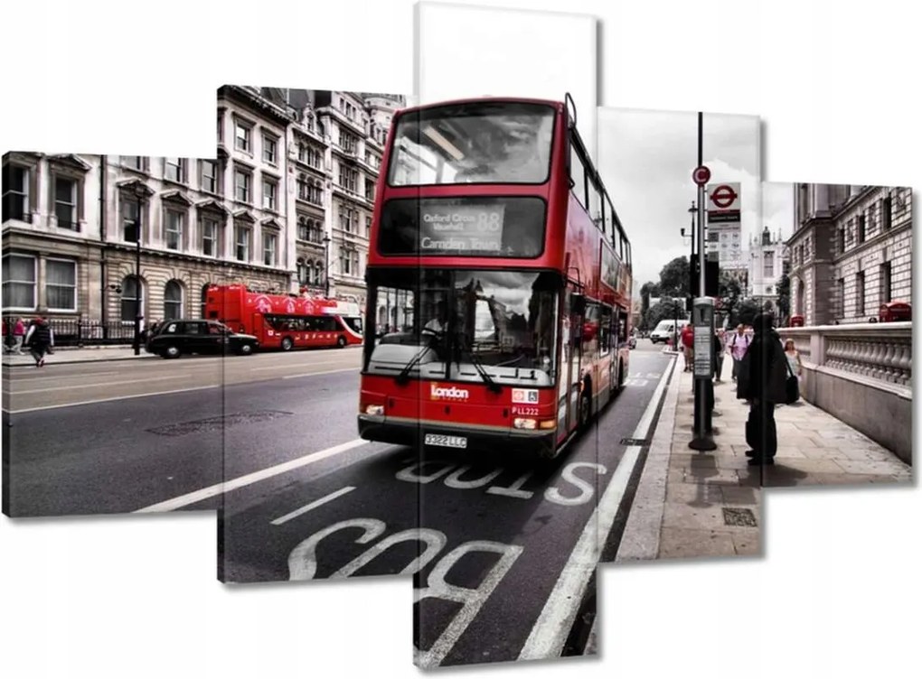 Vászonkép 100x70 Érdekes londoni busz