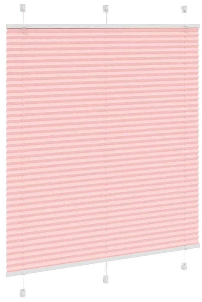 pliszírozott redőny rózsaszín 120x150cm szövetszélesség 119,4cm