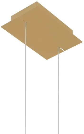 Thoro TH.220 - LED Csillár zsinóron RIO LED/30W/230V CRI90 3000K átm. 55 cm arany