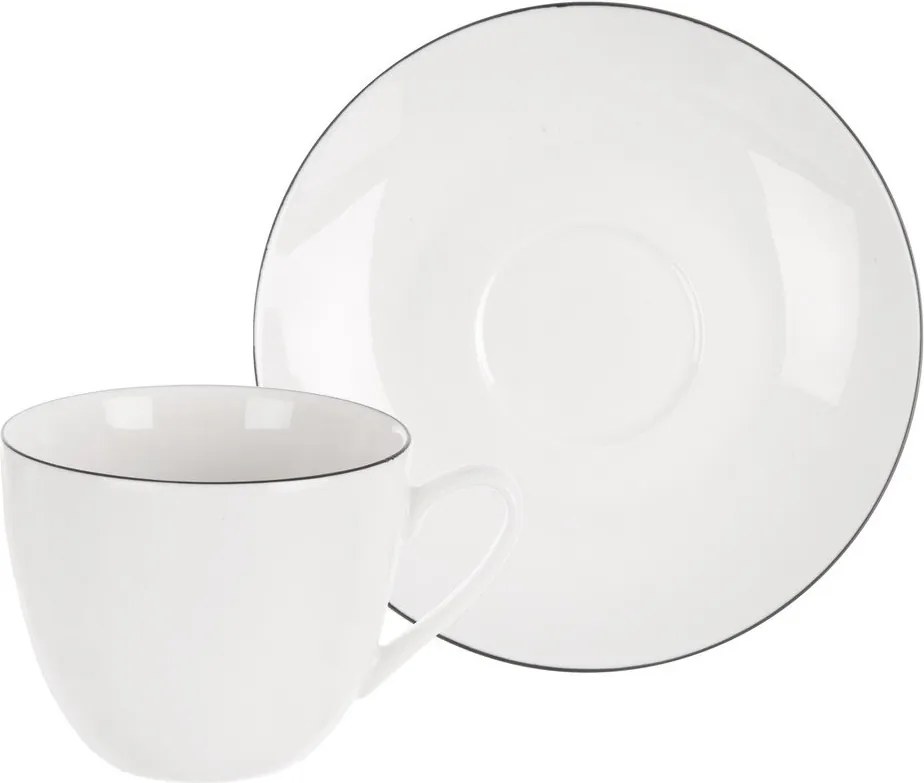 Fehér porcelán csésze cappucinóhoz 210 ml Decora – Orion