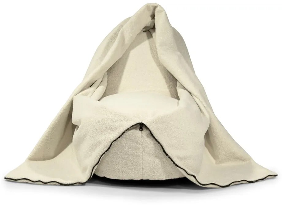 Barna buklé gyerek babzsákfotel Cocoon 100 – SLOWDOWN