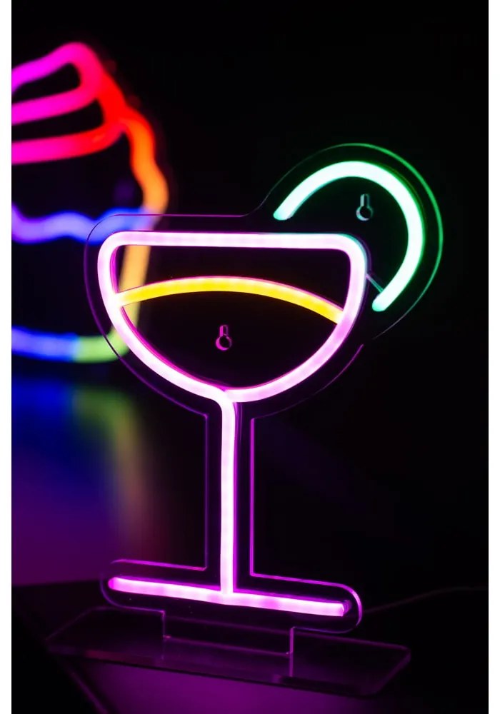 LED neon fénydekoráció 5 W Cocktail – Leitmotiv