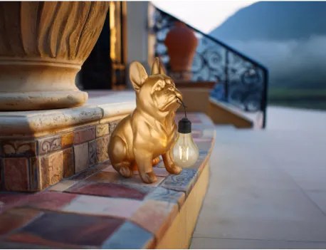 Globo 36333G Solar lámpa, műanyag arany/fekete/borostyánsárga matt, ki/be kapcsoló, AA 300mAh 1.2V elemmel, IP44, HxSzxM: 240x120x245mm, tartozék: LED 0.06W 3V, 3000K