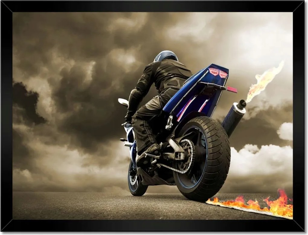 Poszterek keretben 40x30 Az üldöző driftel A tűz