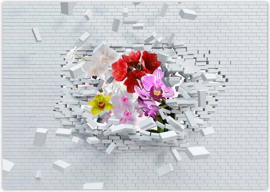 Poszterek A0 Szint Virágos falikép