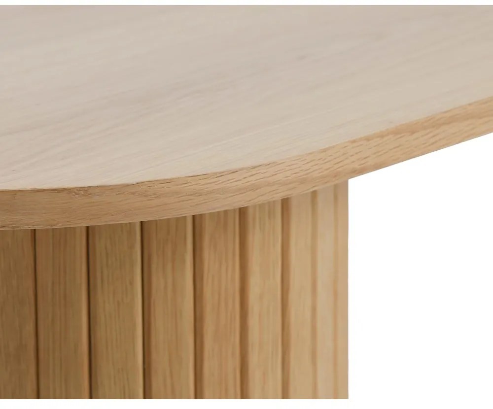 Natúr színű konzolasztal 40x130 cm Nola – Unique Furniture