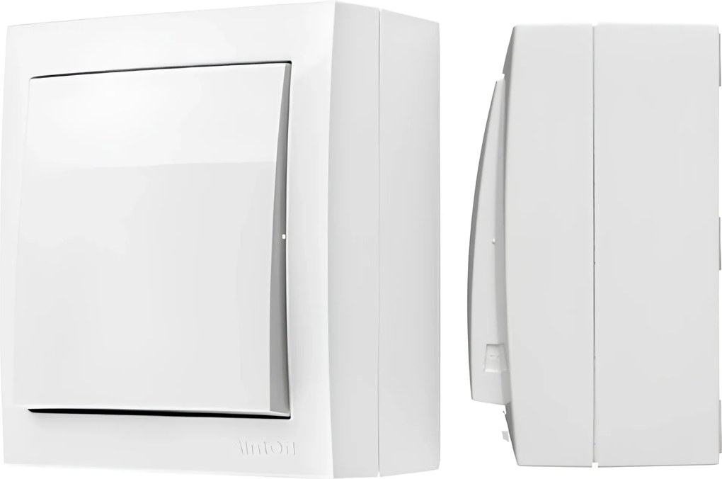 Simon AquaClick Kapcsoló szimpla keresztkapcsoló falra szerelhető IP44 fehér