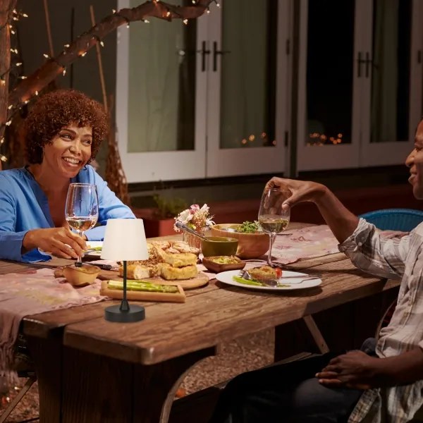 Brilo - LED kültéri tölthető dimmelhető lámpa LED/3W/5V IP44 2000 mAh