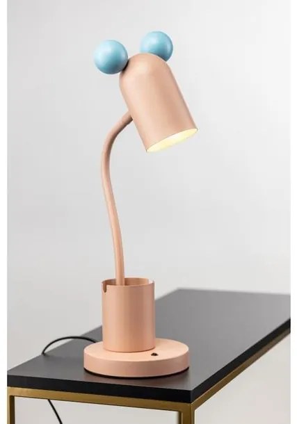 Lámpa Asztali MOUSE , 9974, max.250V, 50/60Hz, 1*E27,  max.25 W, átmérő 8 cm, IP20, rózsaszín