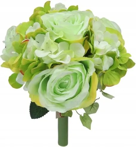 Rózsacsokor Nyéllel Zöld Gyönyörű