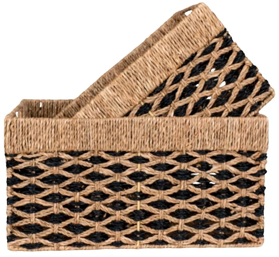Tengerifű tárolókosár szett 2 db-os 25x40x21 cm Salar – House Nordic