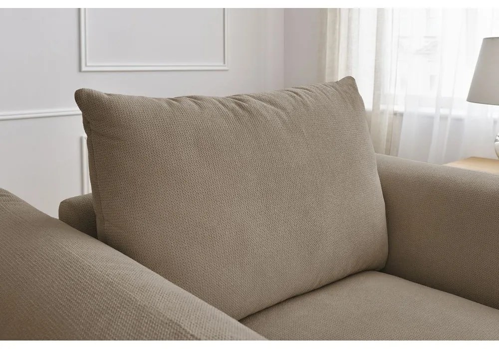 Bézs fotel Ernest – Bobochic Paris