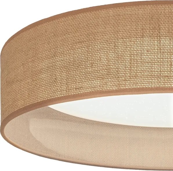 Brilagi - nagy, dimmelhető LED-lámpatest SM. ST. 36W/230V 3000-6000K átm. 55 cm bézs WT + távirányító