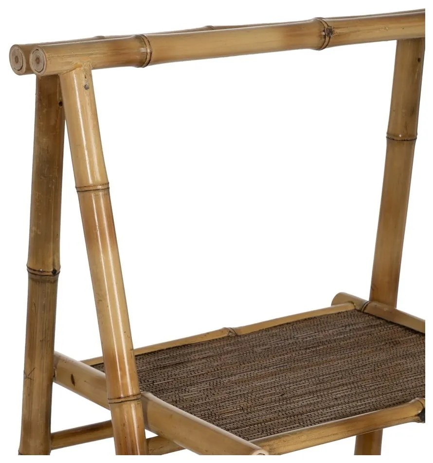 Natúr színű bambusz polcos állvány 48x100x45 cm Manali – Ixia