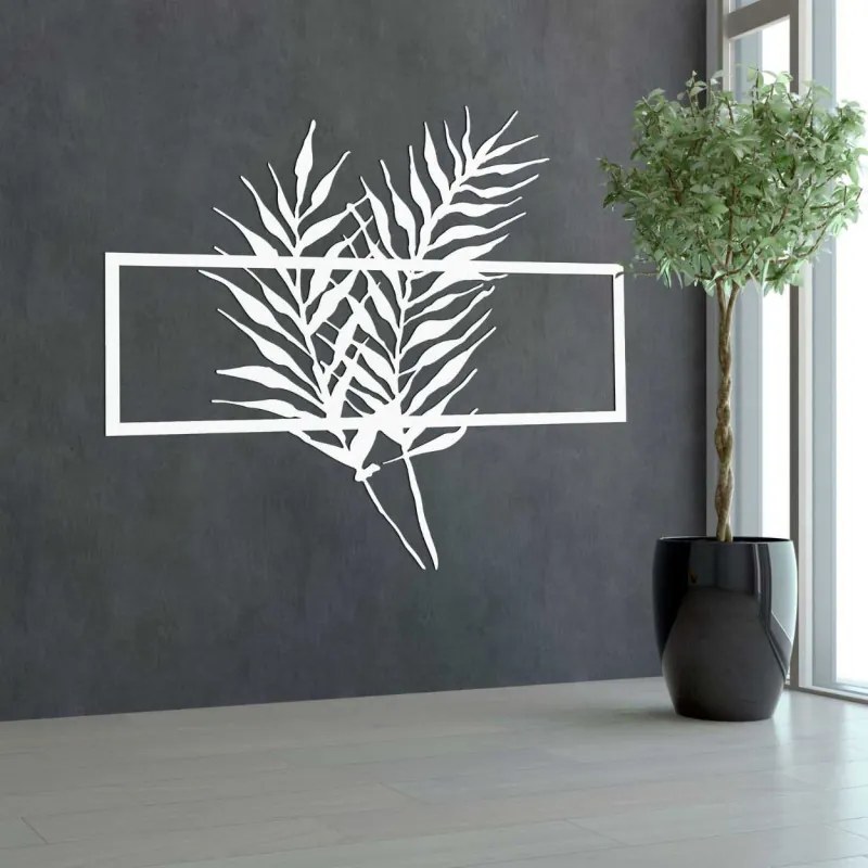 Fa kép minimalista levelekkel keretben - FERNS