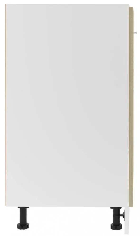 “Lyon” sonoma tölgy színű szerelt fa alsószekrény