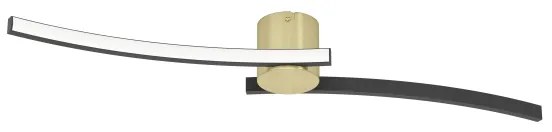 Eglo 901216 - LED Mennyezeti lámpa AIETA LED/12W/230V 4000K fekete