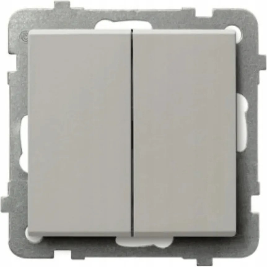 Lépcsőkapcsoló dupla kasmír ketreckapcsoló Sonata Ospel