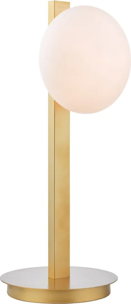 Dar Lighting modern asztali lámpa tauri fehér arany dartau4235