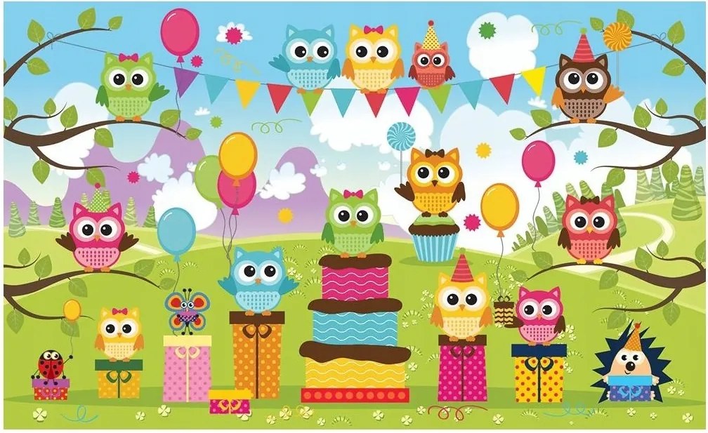 Gyerek fotótapéta baglyok fotótapéta 416 x 254