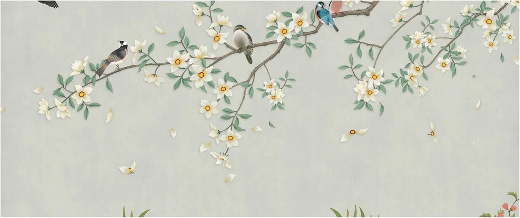 Kép - madárleszállás (120x50 cm)