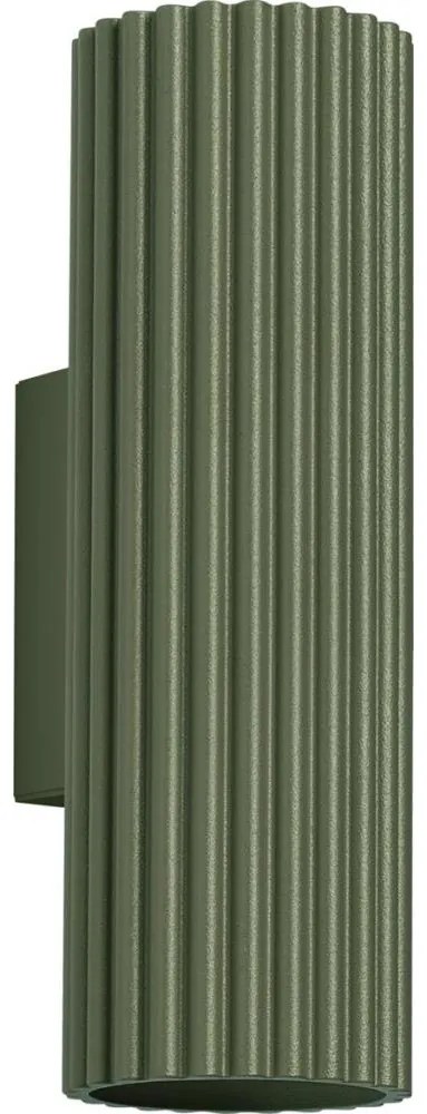 Sollux SL.1657 - Fali lámpa KARBON 2xGU10/10W/230V zöld