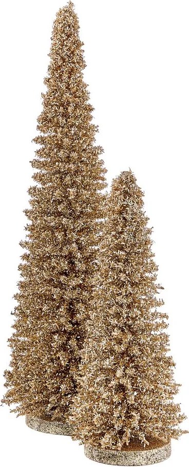 X-MAS csillámló fenyő 45 cm ,arany