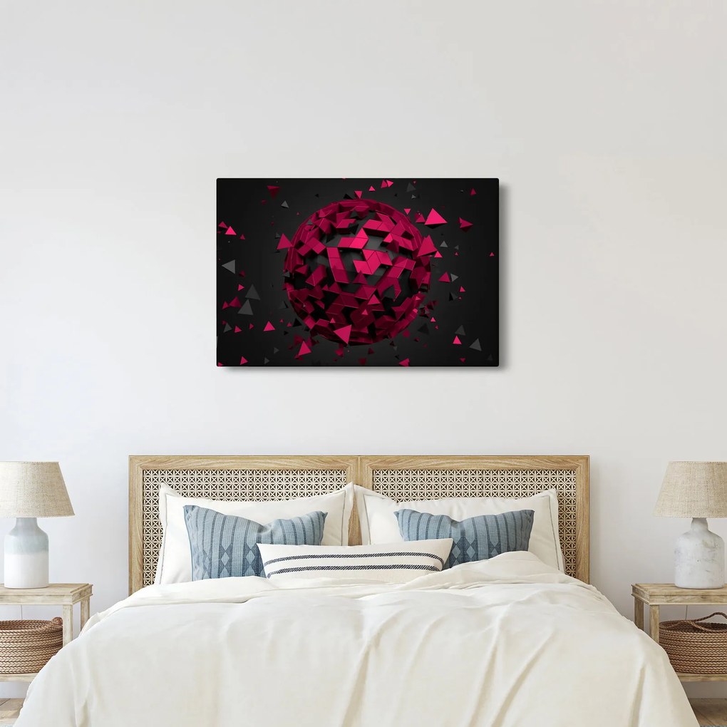 A 3D absztrakció képe (90x60 cm)