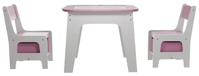 Juskys Milou gyermek fa szett - rózsaszín