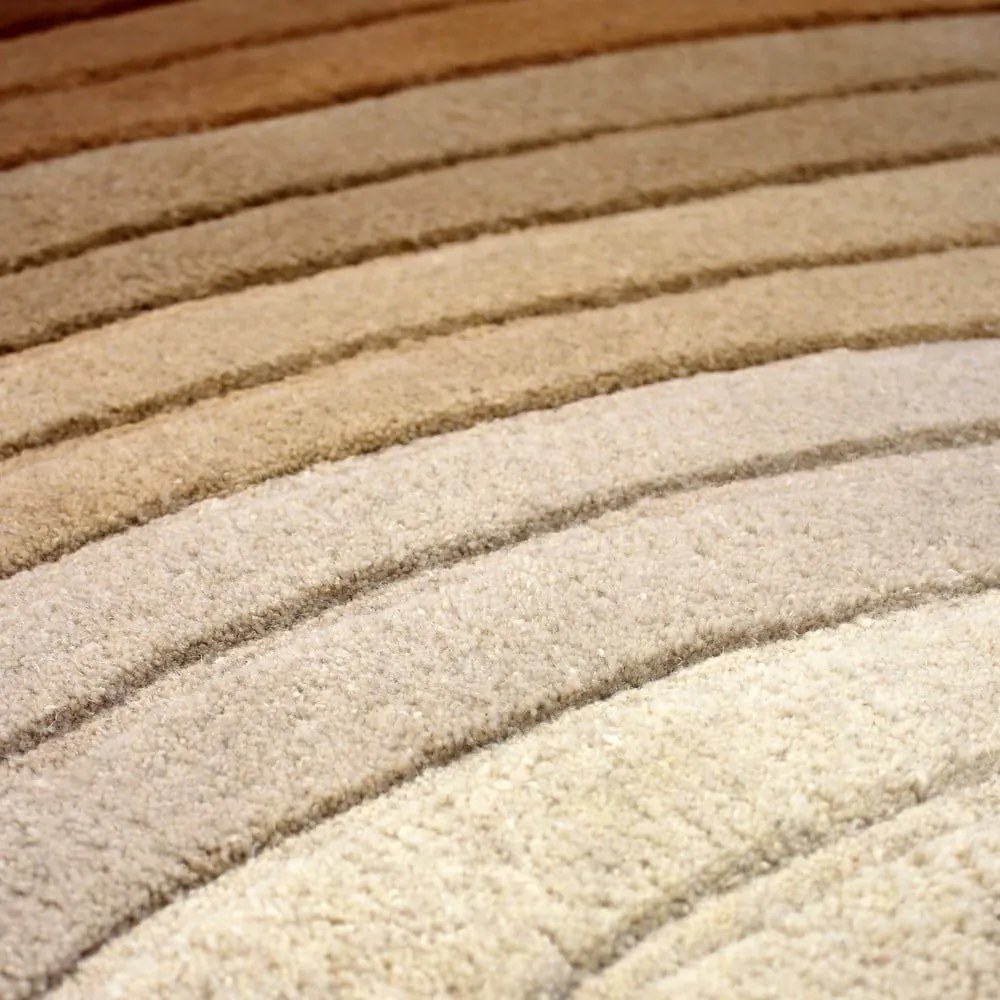 Téglavörös gyapjú szőnyeg 160x230 cm Puddle Ombre Wool – Flair Rugs