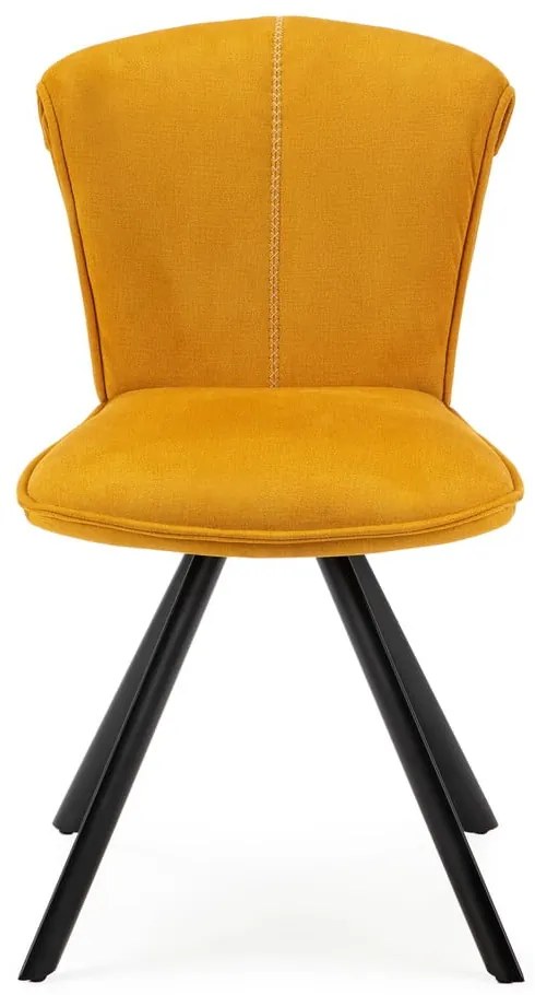 Sárga étkezőszék szett 2 db-os Simbra – Marckeric