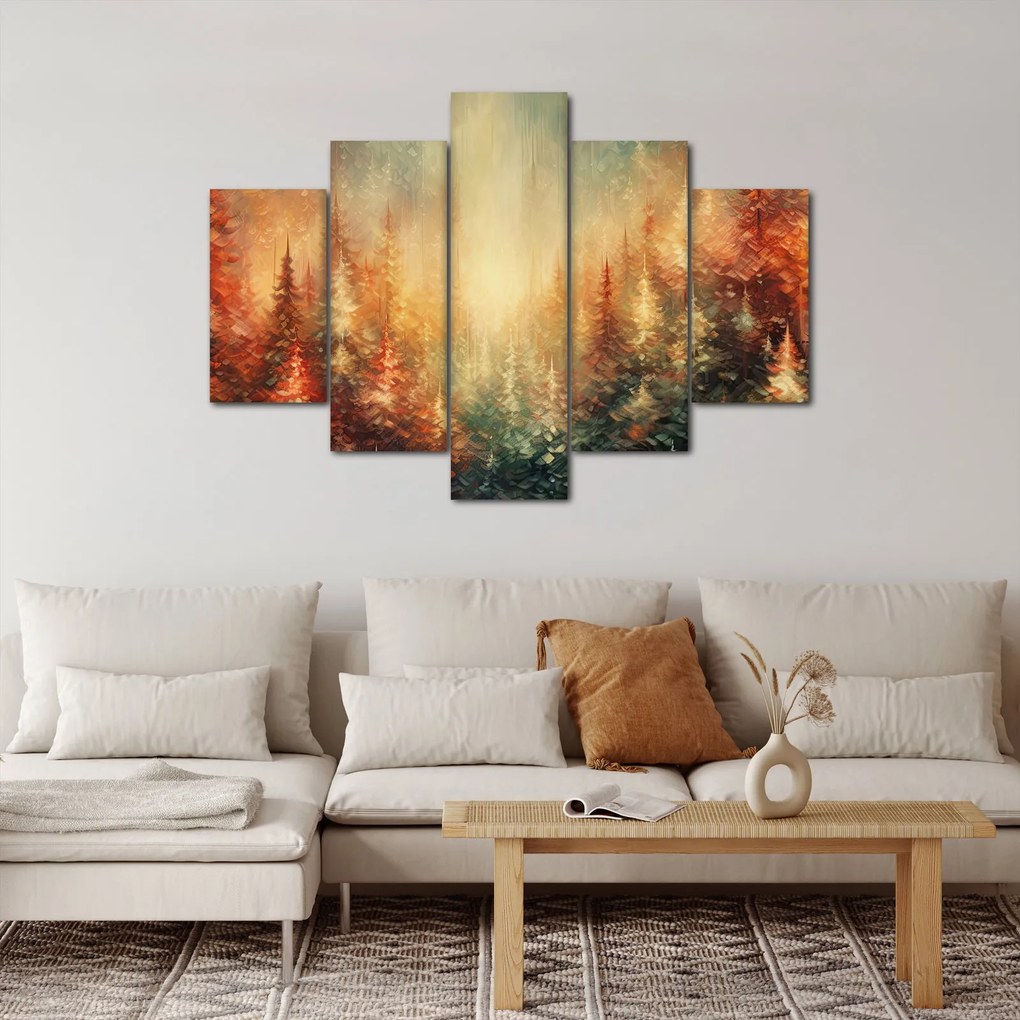 Kép - Erdők festése (150x105 cm)