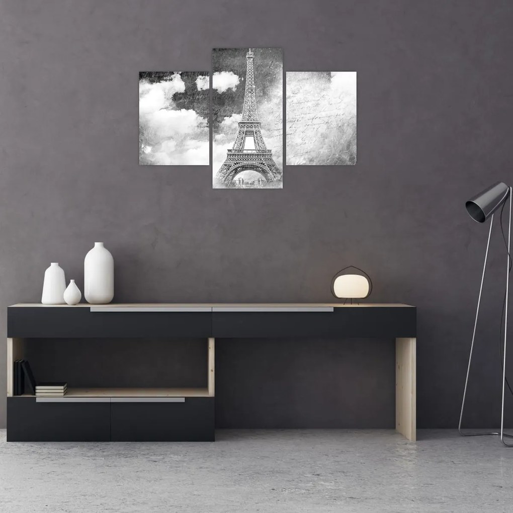 Kép - Vintage képeslap a városról N⁰3 (90x60 cm)