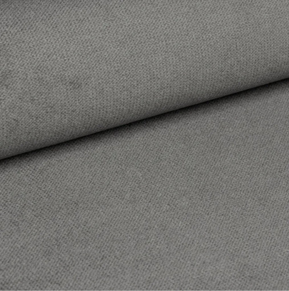 Kárpitozott boxspring ágy GLORIEN VELVET 80x200 cm szürke Matrac: Bonell rugós matrac