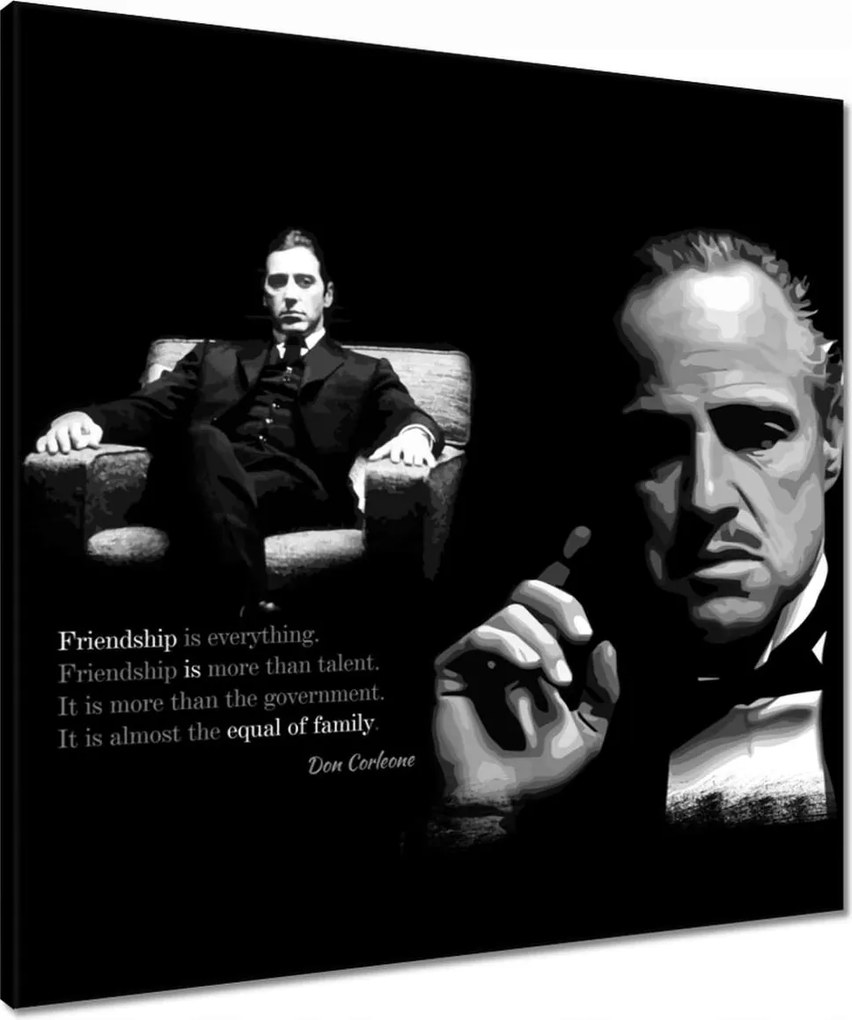 Festmények 60x60 Don Vito Corleone