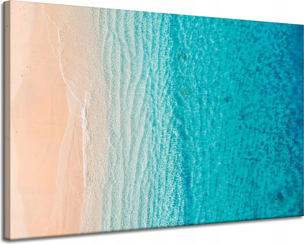 Vászonkép Tengerpart és tenger Víz Hullámok Természet 120x80 cm