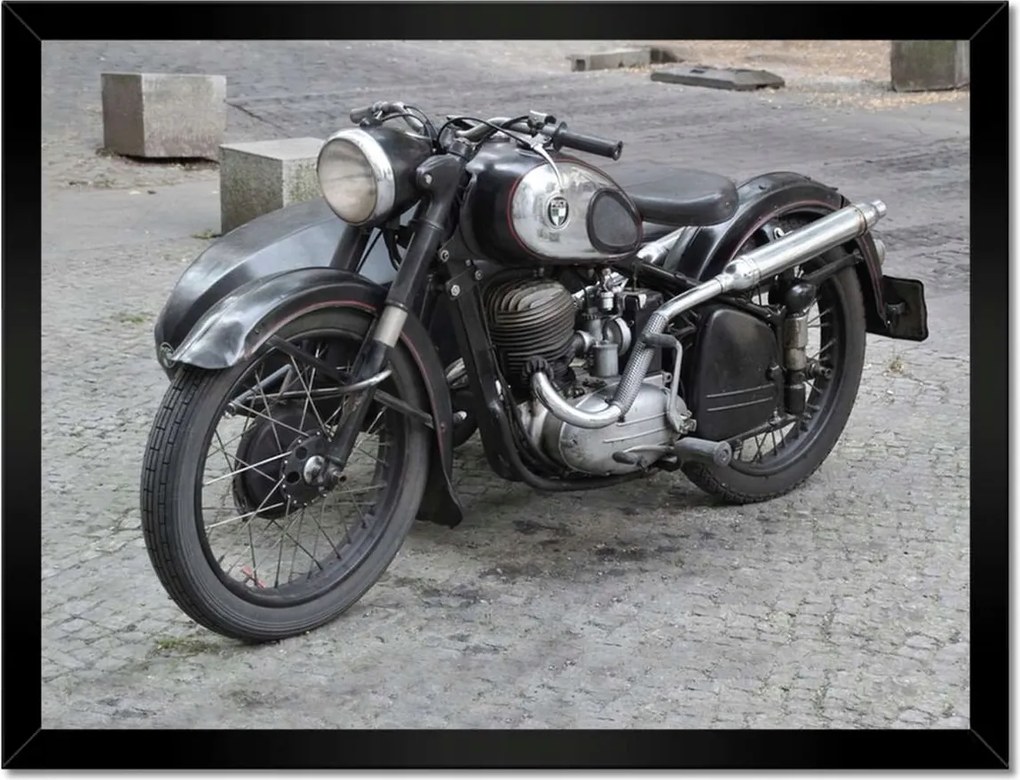 Poszterek keretben 40x30 Klasszikus motorkerékpár Motor