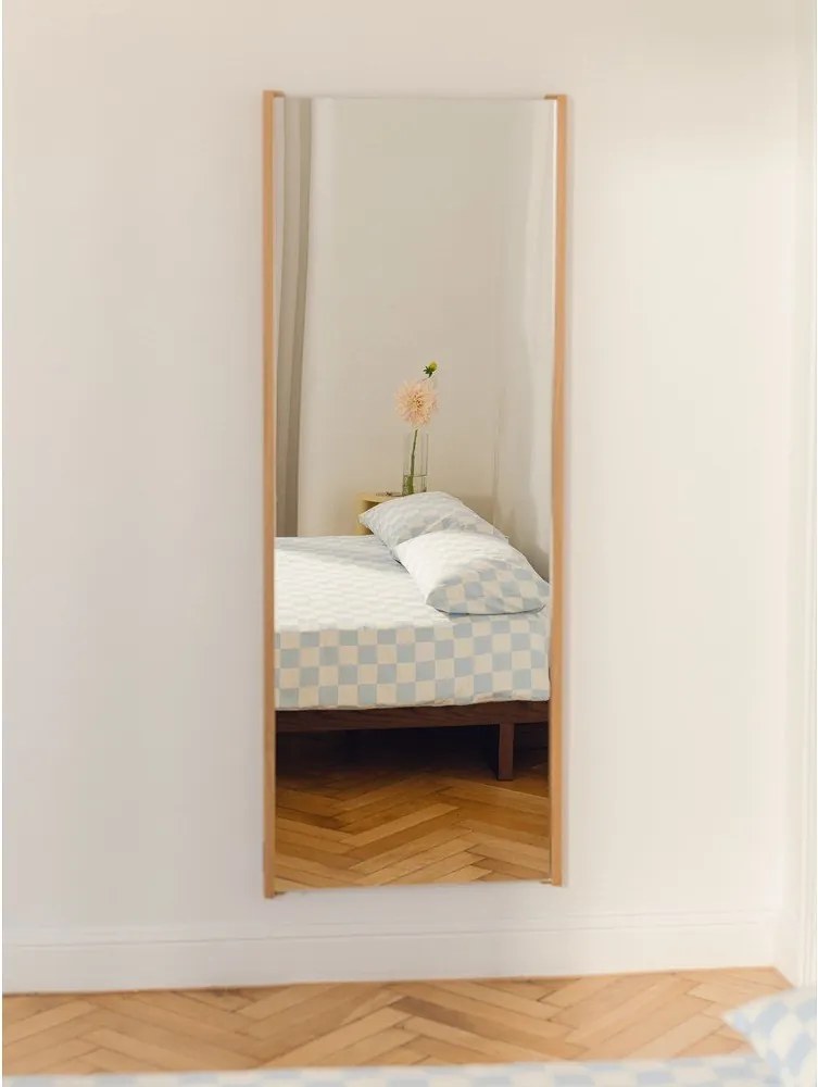 Fali tükör tömörfa kerettel 60x160 cm Lun – noo.ma
