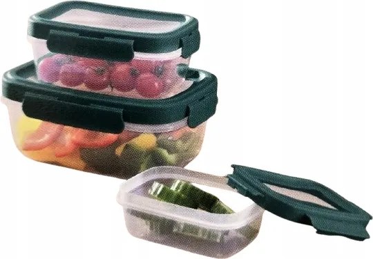 Smukee Ételtároló dobozok 3db 300/680/1380 ml