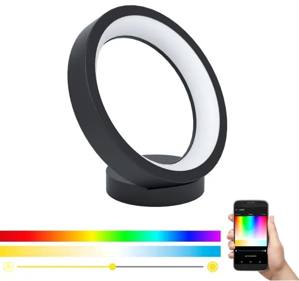 Eglo 99029 - MARGHERA-C LED RGB fényerőszabályozható asztali lámpa LED/16W/230V
