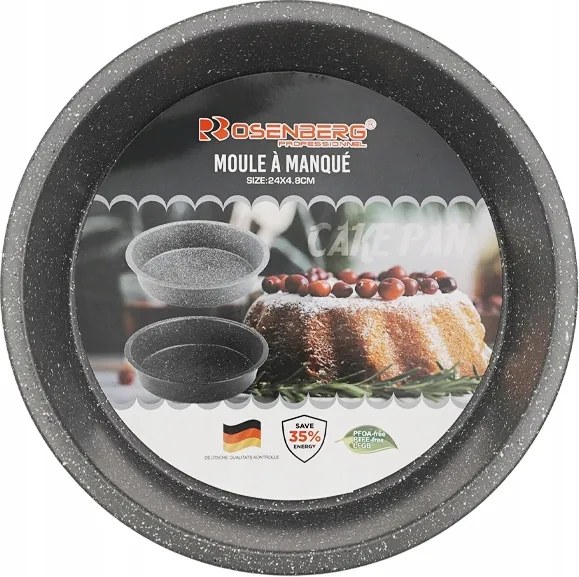 Rosenberg kerek sütőlap 24 cm-es forma