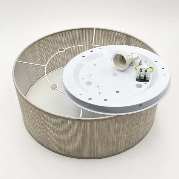 Mennyezeti lámpa SIRJA 1xE27/15W/230V, átmérő 35 cm, bézs